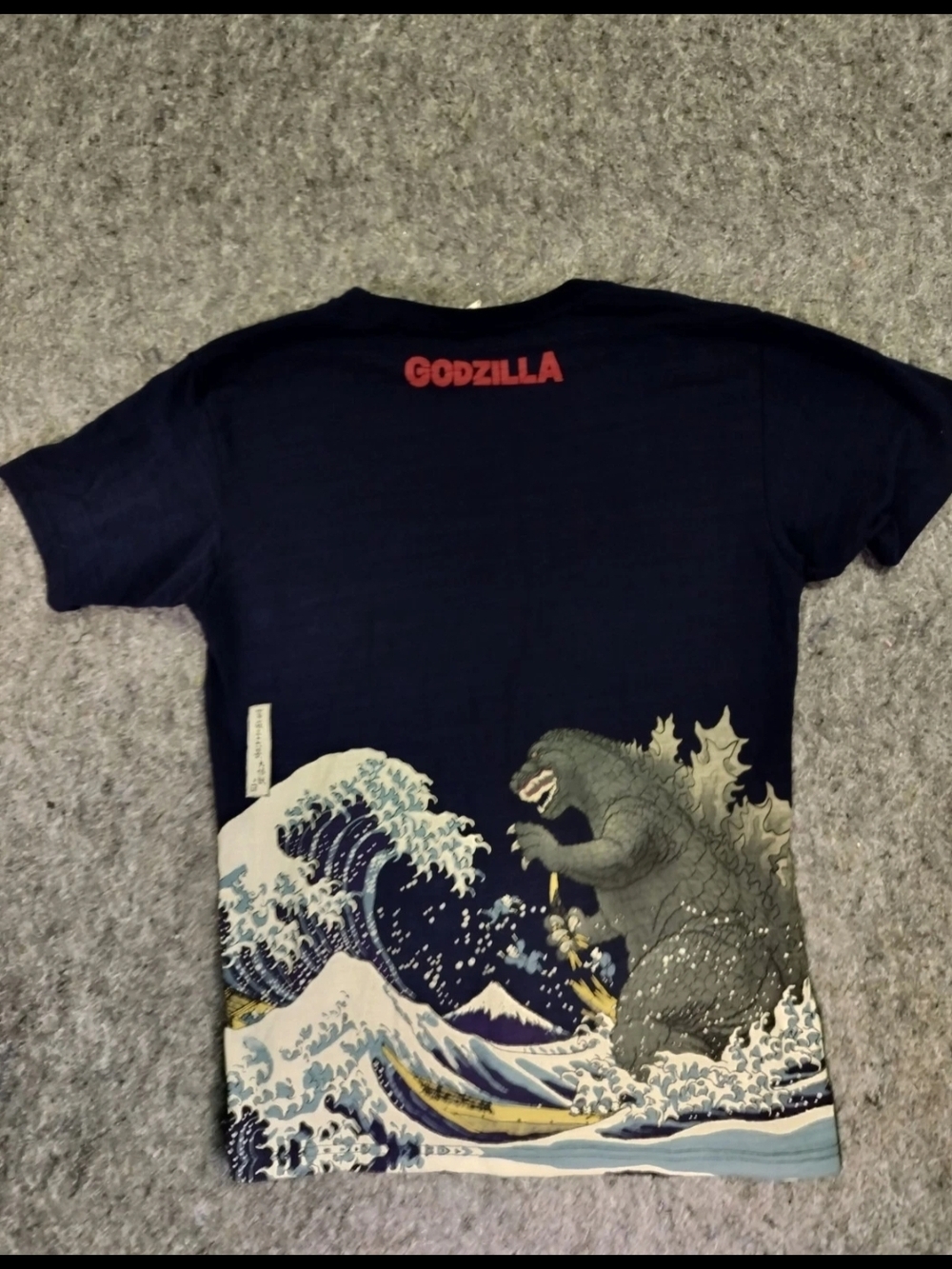 Godzilla Graphic Navy Short Sleeve Tee